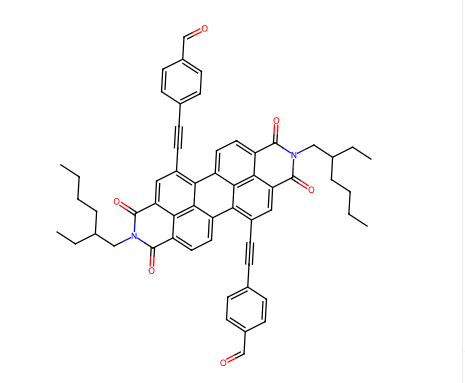 苝酰二胺-异辛胺-炔基苯甲醛