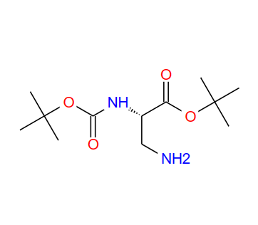 77215-54-4；(S)-3-氨基-2-((叔丁氧羰基)氨基)丙酸叔丁酯；(S)-tert-Butyl 3-amino-2-((tert-butoxycarbonyl)amino)propanoate