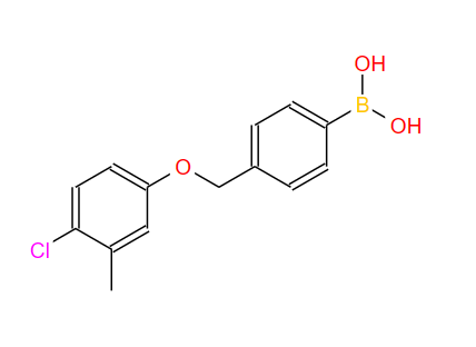 849052-25-1；4-[(4-氯-3-甲基苯氧基)甲基]苯硼酸；4-[(4-Chloro-3-methylphenoxy)methyl]phenylboronic acid