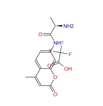 (R)-2-氨基-N-(4-甲基-2-氧代-2H-苯并吡喃-7-基)丙酰胺 2,2,2-三氟乙酸盐 201847-52-1