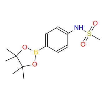 4-甲磺酰氨苯基硼酸频那醇酯；616880-14-9；N-(4-(4,4,5,5-Tetramethyl-1,3,2-dioxaborolan-2-yl)phenyl)methanesulfonamide