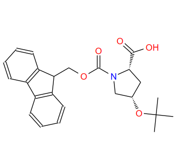 464193-92-8；N-芴甲氧羰基-反式-4-羟基-D-脯氨酸叔丁酯；Fmoc-Cis-Hyp(tBu)-OH