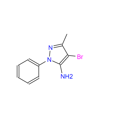 69464-98-8 4-溴-3-甲基-1-苯基-1H-吡唑-5-基胺