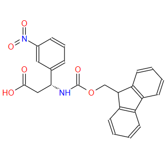 374791-04-5;(R)-N-芴甲氧羰基-3-氨基-3-(3-硝基苯基)丙酸;FMoc-(R)-3-AMino-3-(3-nitro-phenyl)-propionic acid