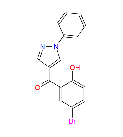 68287-72-9 (5-溴-2-羟基苯)-(1-苯基-1H-吡唑-4-基)甲酮