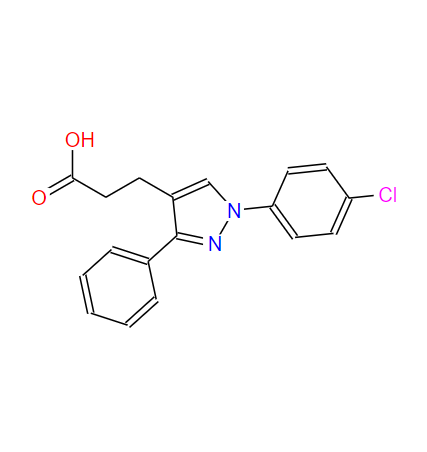 870704-02-2 1-(4-氯苯基)-3-苯基吡唑-4-丙酸