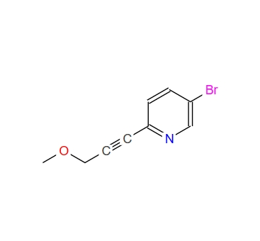 5-bromo-2-(3-methoxyprop-1-ynyl)pyridine 223553-03-5