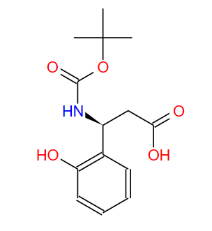 499995-78-7;BOC-(S)-3-氨基-3-(2苯酚基)-丙酸;BOC-(S)-3-AMINO-3-(2-HYDROXY-PHENYL)-PROPIONIC ACID