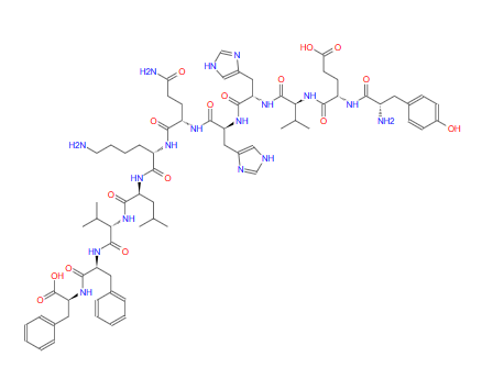 152286-31-2;淀粉样肽 Amyloid β-Protein (10-20);H-TYR-GLU-VAL-HIS-HIS-GLN-LYS-LEU-VAL-PHE-PHE-OH