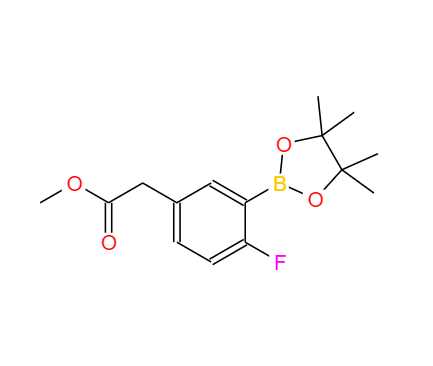 2-氟-5-(甲氧基甲酰基甲基)苯硼酸频哪醇酯