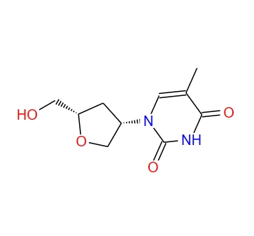 4(S)-(3,4-dihydro-2,4-dioxo-5-methyl-1(2H)-pyrimidinyl)tetrahydro-2(S)-furanmethanol 143191-83-7