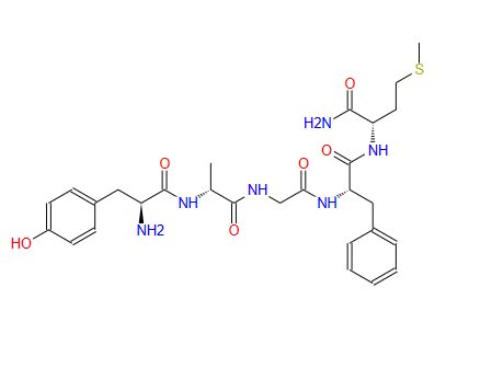 61090-95-7；TYR-D-ALA-GLY-PHE-MET-NH2	