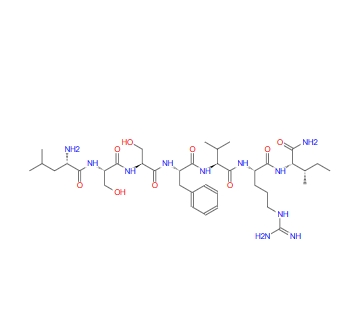 H-Leu-Ser-Ser-Phe-Val-Arg-Ile-NH2 148054-14-2