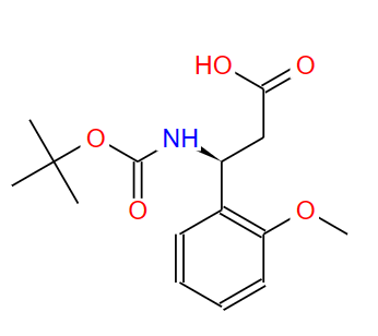 499995-76-5；BOC-(S)-3-氨基-3-(2-甲氧基苯基)-丙酸；BOC-(S)-3-AMINO-3-(2-METHOXY-PHENYL)-PROPIONIC ACID