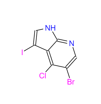 5-溴-4-氯-3-碘-1H-吡咯并[2,3-B]吡啶