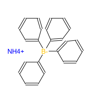 14637-34-4；四苯基硼酸胺；AMMONIUM TETRAPHENYLBORATE