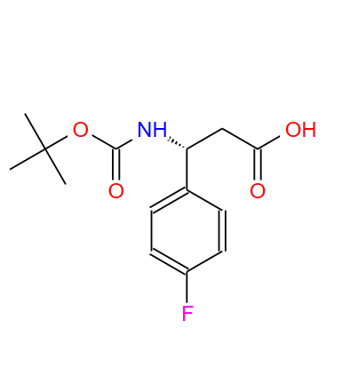 479064-94-3;BOC-(R)-3-氨基-3-(4-氟苯基)-丙酸;BOC-(R)-3-AMINO-3-(4-FLUORO-PHENYL)-PROPIONIC ACID