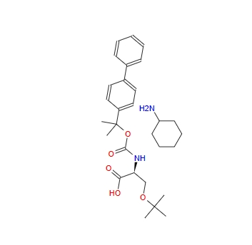 2-(4-联苯基)-异丙基氧基羰基-O-叔-丁基-L-丝氨酸环己胺盐 18635-04-6