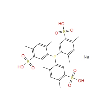 三(2,4-二甲基苯基)磷化氢-5,5',5''-三磺酸三钠盐水合物 443150-11-6
