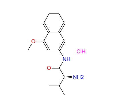 (2S)-2-氨基-N-(4-甲氧基-2-萘基)-3-甲基-丁酰胺盐酸盐(1:1) 201982-92-5