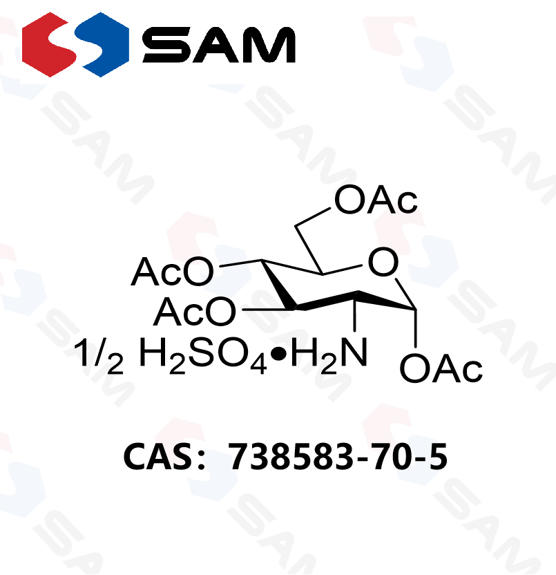1,3,4,6-四-O-乙酰基-2-氨基-2-脱氧-α-D-葡萄糖硫酸盐