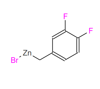 307496-34-0；3,4-二氟苄基溴化锌；3,4-DIFLUOROBENZYLZINC BROMIDE