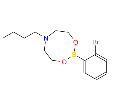 1257641-07-8;2-溴苯基硼酸-N-丁基二乙醇酯;2-(2-Bromophenyl)-6-butyl-1,3,6,2-dioxazaborocane