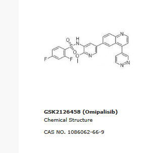 GSK2126458|Omipalisib|mTOR/PI3K抑制剂