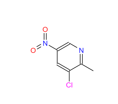 3-氯-2-甲基-5-硝基吡啶