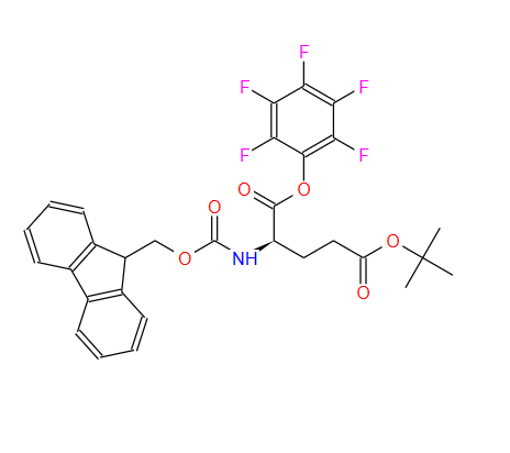 200616-21-3；5-(叔丁基)1-(全氟苯基)((((9H-荧光素-9-基)甲氧基)羰)-D-谷氨酸；Fmoc-D-Glu(OtBu)-OPfp