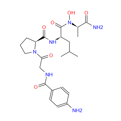 124168-73-6；4-氨基苯甲酰基-甘氨酰-脯氨酰-D-亮氨酰-D-丙氨酰异羟肟酸；MMP INHIBITOR I