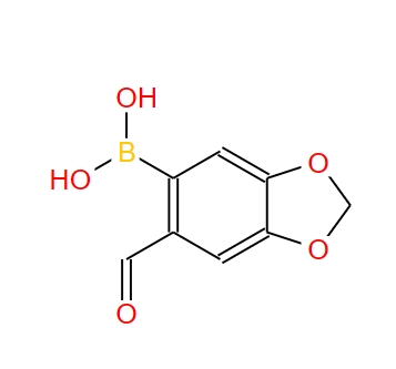 (2-甲酰基-4,5-亚甲二氧基)苯基硼酸 94838-88-7