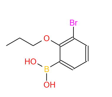 848779-86-2;3-溴-2-丙氧基苯基硼酸;3-BROMO-2-PROPOXYPHENYLBORONIC ACID
