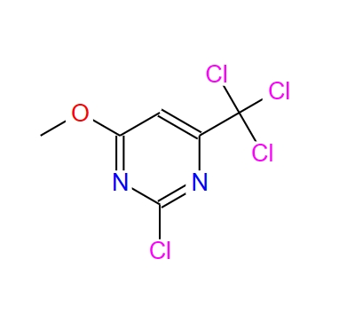 2-chloro-4-methoxy-6-trichloromethyl-pyrimidine 137161-14-9