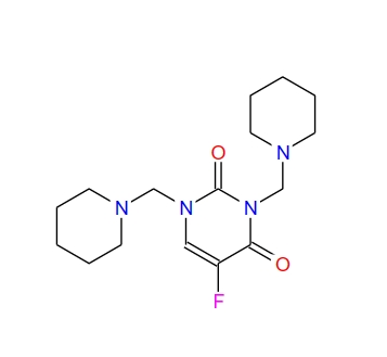 5-Methyl-1,3-bis-piperidin-1-ylmethyl-1H-pyrimidine-2,4-dione 111971-32-5