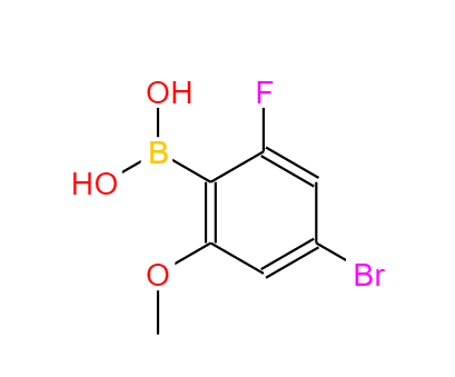 4-溴-2-氟-6-甲氧基苯硼酸