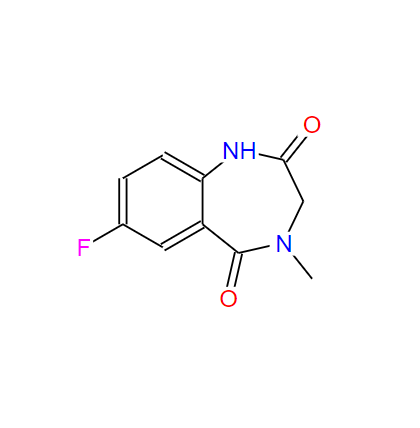 78755-80-3 7-氟-3.4-二氢-4-甲基-2H-1.4-苯并二氮卓-2.5(1H)-二酮