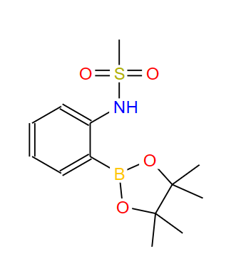 380430-60-4；2-甲烷磺酰氨基苯基硼酸频哪醇酯；2-METHANESULFONYLAMINOPHENYLBORONIC ACID, PINACOL ESTER