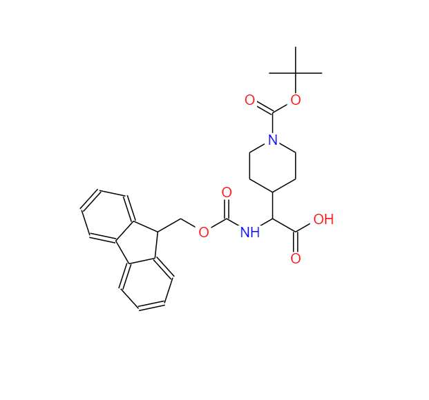 2-(FMOC-氨基)-2-(1-BOC-4-哌啶基)乙酸