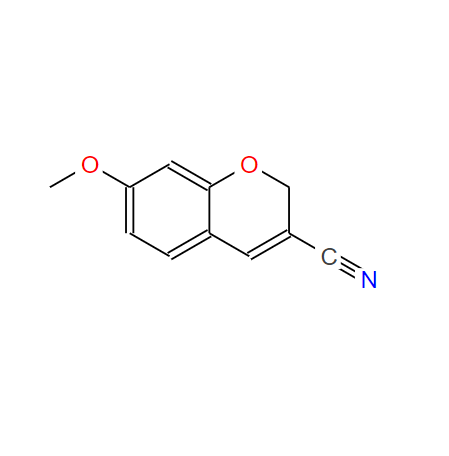 57543-70-1 7-甲氧基-2H-苯并吡喃-3-腈