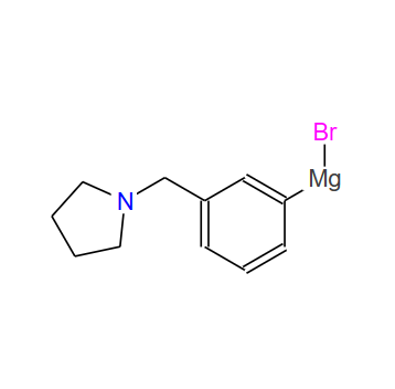 480424-79-1；[3-(1-吡啶甲基)苯基]溴化镁；(3-(1-PYRROLIDINYLMETHYL)PHENYL)MAGNESI&