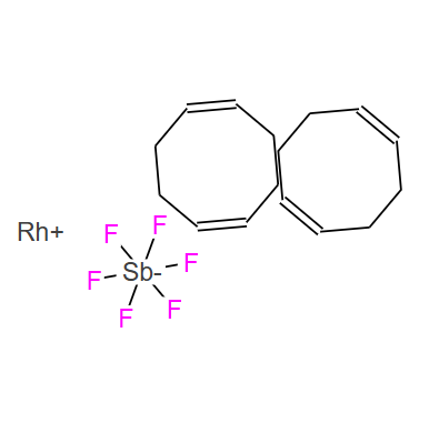 130296-28-5;双(1,5-环辛二烯)铑(I)六氟化锑盐;Bis(1,5-cyclooctadiene)rhodium(I) hexafluoroantimonate