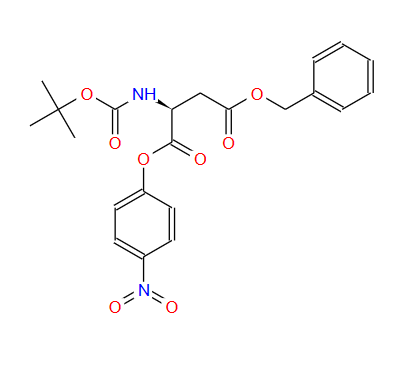 26048-69-1;N-[叔丁氧羰基]-L-天冬氨酸 1-(4-硝基苯基)酯 4-苯甲酯;BOC-ASP(OBZL)-ONP