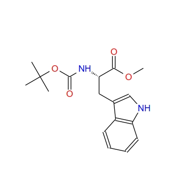 (S)-2-((叔丁氧基羰基)氨基)-3-(1H-吲哚-3-基)丙酸甲酯 33900-28-6