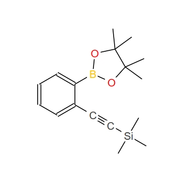 2-[(三甲硅烷基)乙炔基]苯基硼酸频那醇酯 1218790-52-3
