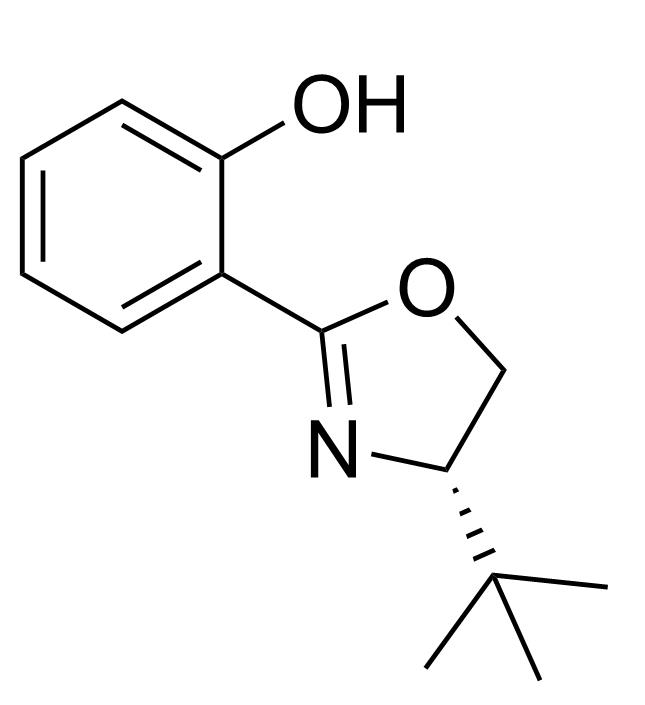 (S)-2-(4-(叔丁基)-4,5-二氢恶唑-2-基)苯酚 135948-04-8