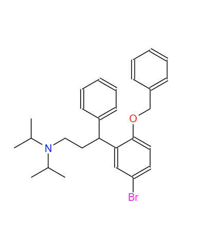 156755-27-0 3-(2-(苄氧基)-5-溴苯基)-N,N-二异丙基-3-苯基丙烷-1-胺
