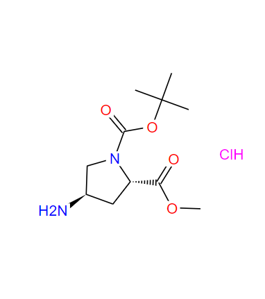 334999-32-5 N-Boc-反式-4-氨基-L-脯氨酸甲酯盐酸盐