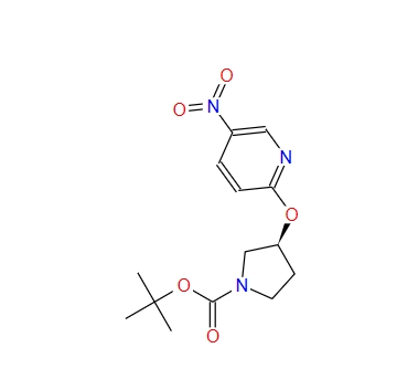(S)-3-(5-nitro-pyridin-2-yloxy)-pyrrolidine-1-carboxylicacid tert-butyl ester 1085841-44-6