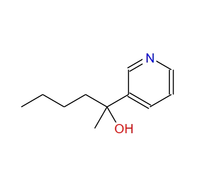 2-(pyridin-3-yl)hexan-2-ol 37593-44-5